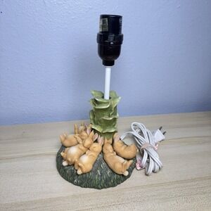 Beatrix Potter Peter Rabbit Nursery Lamp Frederick Warne & Co Bunny Ceramic Lamp
